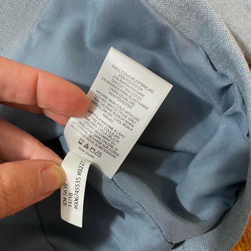 EXPRESS Light Blue Blazer - Picture 7 of 10